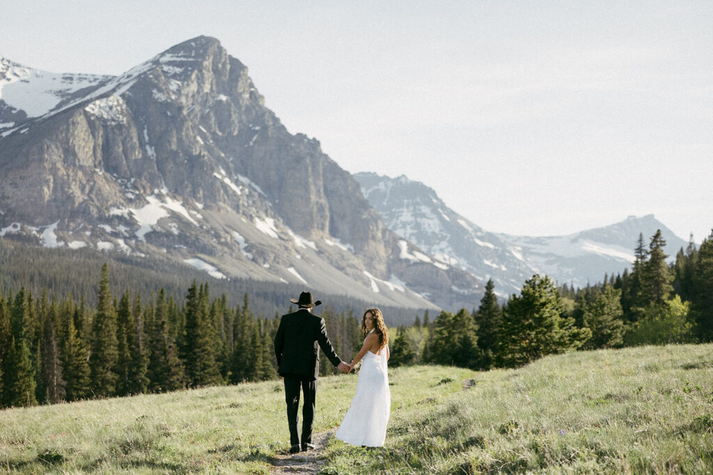 Cut Bank Campground elopement in Glacier National Park